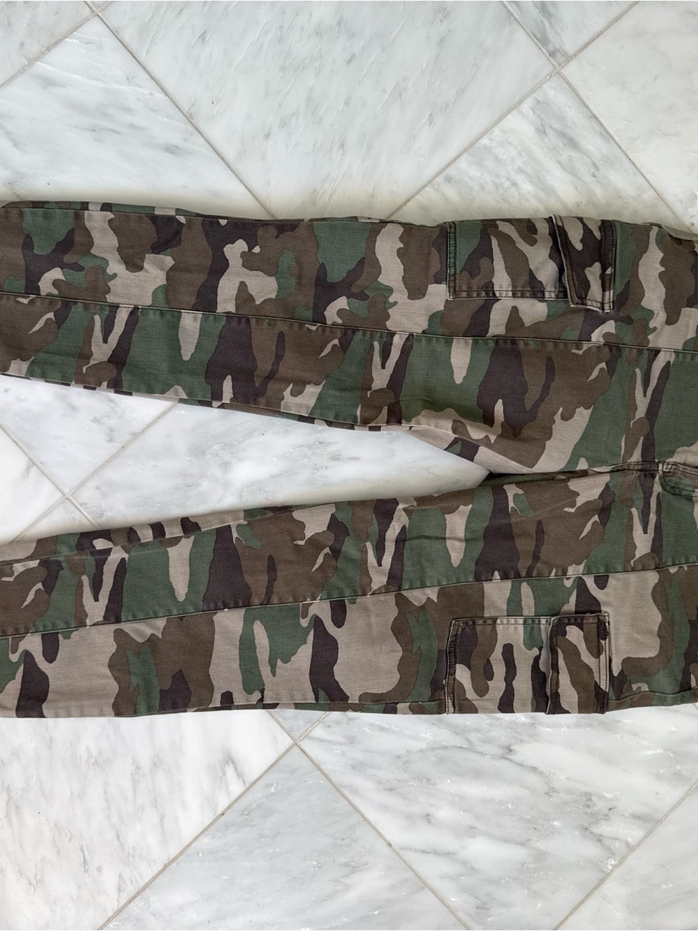 J. Crew Camouflage Chino Pants in Green and Brown